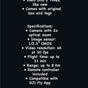 DJI 4K Drone with Remote Controller - Gray